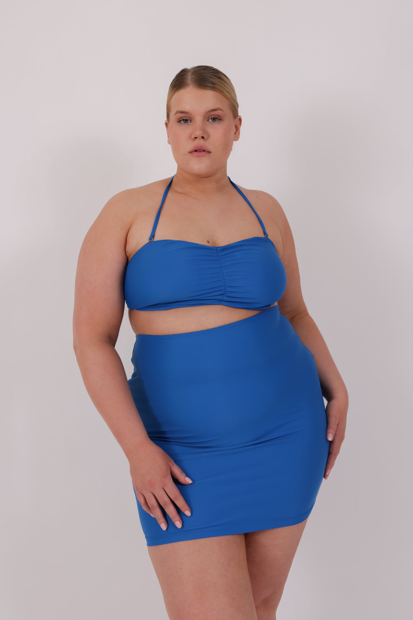 Blue Swimwear skirt